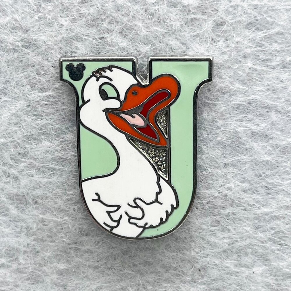 🔮‎ 5/$25 Disney Alphabet U For Ugly Duckling Silly Symphonies Pin